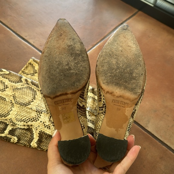 PARIS TEXAS SNAKE EMBOSSED BOOTS - Picture 4 of 4